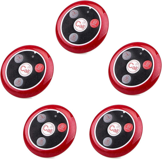 Lot de 5 boutons d’appel Tri-fonctions